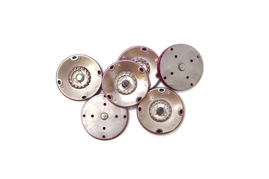 Кнопка пришивная фуксия  22 мм (N2) 29012612