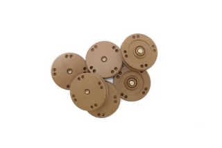 Кнопка пришивная светло-коричневая 22 мм (N2) 29012613