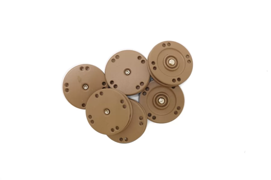 Кнопка пришивная светло-коричневая 22 мм (N2) 29012613