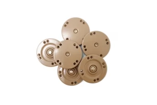 Кнопка пришивная бежевая 22 мм (N2) 29012614