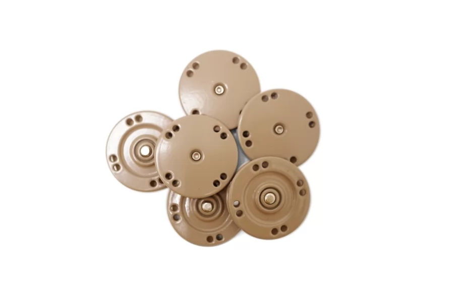 Кнопка пришивная бежевая 22 мм (N2) 29012614
