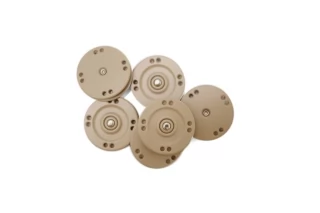 Кнопка пришивная бежевая 22 мм (N2) 29012615