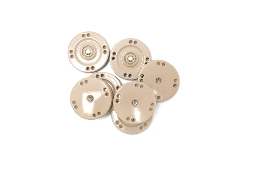 Кнопка пришивная бежевая 22 мм (N2) 29012616