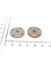 Кнопка пришивная какао 22 мм (N2) 29012618