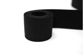 Резинка 3,8 см черная   SHC50 17022625