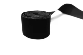 Лента бархатная 35 мм Черная SHС30 17022633