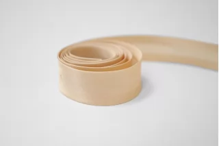 Косая бейка ацетатная 1,4 см пудровая   SHB40 17022639