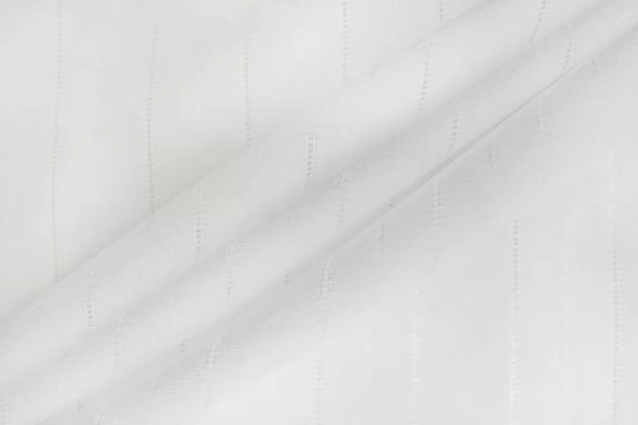 Рубашечный хлопок-мережка жаккардовый Бело-молочный BNC Н4/1 C10 25032629