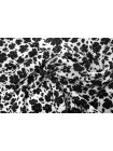 Креповая вискоза N21 Чёрно-белые цветы BNC H21/5 H60 25032633