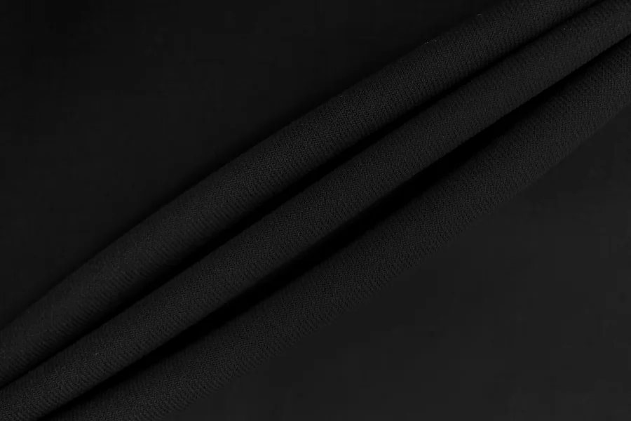 Вискоза костюмно-плательная Чёрная BRS H23/3 F20 26012604