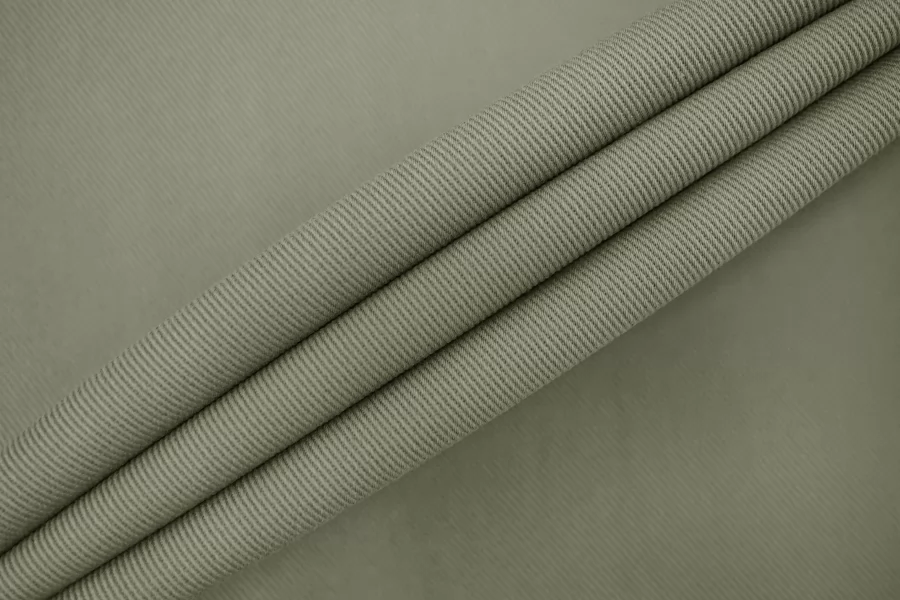 Хлопок-стрейч костюмно-плательный BURBERRY Разбелённо-зелёный BRS H10/3 E60 26012617