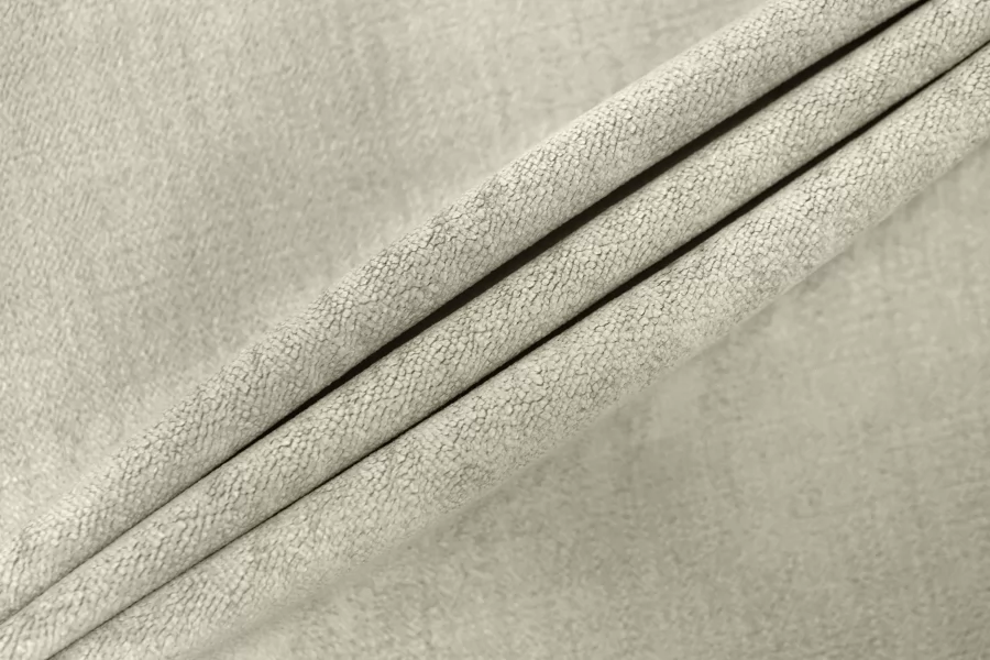 Бархат-шенилл хлопковый костюмный Светло-бежевый BRS H19/7 K20 26012621