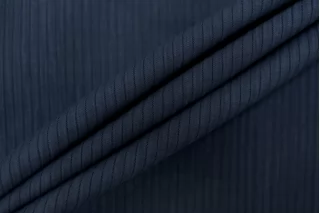 Хлопок костюмный фактурный Тёмно-синий BRS H10/5 E77 26012637