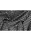 Хлопок-стрейч костюмно-плательный Чёрно-белый в клетку BNC H11/1 B60 26032615