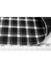 Хлопок-стрейч костюмно-плательный Чёрно-белый в клетку BNC H11/1 B60 26032615