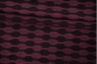 Трикотаж хлопковый фактурный Сливовый SF H41/2 W70 7042602
