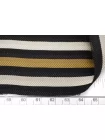 Подкладочная вискоза жаккардовая Чёрно-серая полоска FRM H50/4 U44 15052681