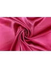 Атлас вискозный костюмно-плательный Ярко-розовый IDT H22/1 J50 19052654