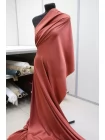 Атлас вискозный плательно-блузочный Розово-кирпичный IDT H22/1 J50 19052657