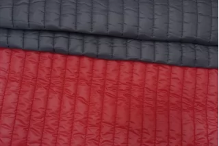 Стежка двусторонняя с утеплителем ARMANI Красно-серая H52 GG00 19052662