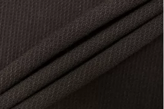 Костюмно-плательная шерсть фактурная MAX MARA Тёмно-коричневая DJ Н59/1 HH50  25052615