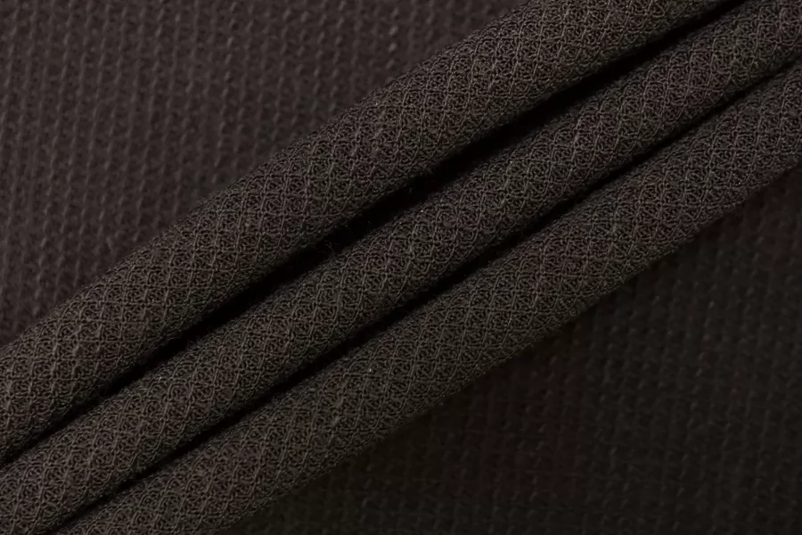 Костюмно-плательная шерсть фактурная MAX MARA Тёмно-коричневая DJ Н59/1 HH50  25052615
