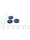 Пуговица  пластик 12 мм голубая   (B-3)  9062664