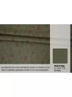 Микровельвет плательно-рубашечный Зелёный цветочный FRM H18/2 K30 16052601