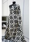 Рубашечный хлопок мерсеризованный MAX MARA Чёрная абстракция на бежевом MM Н9/5 А77 20042624