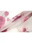 Шифон шёлковый MAX MARA Цветы на белом MM H002 FF22 20042634