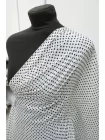 Батист хлопок с шёлком MAX MARA Чёрные квадраты на молочном MM H002 FF55 20042676