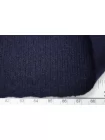 Трикотаж шерстяной вязаный двусторонний Тёмно-синий CVC H49 Z70 20052645