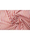 Рубашечный хлопок мерсеризованный MAX MARA Красно-белая полоска MM Н001 EE22 21042623