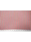 Рубашечный хлопок мерсеризованный MAX MARA Красно-белая полоска MM Н001 EE22 21042623