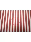 Рубашечный хлопок мерсеризованный MAX MARA Красно-белая полоска MM Н001 EE22 21042623