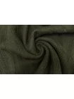 Трикотаж шерстяной пальтовый на лодене Зеленый FRM H53 KK70 13072606