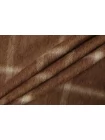 Пальтовая шерсть с мохером в клетку Коричневая FRM H8 EE40 13072611
