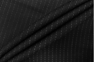 Костюмная шерсть дабл ARMANI Чёрно-серая BL H12/1 FF70 17082623