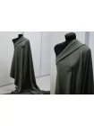Атлас вискозный с купрой плательно-костюмный Зелёный хаки BL H32/1 J40 17082654