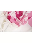 Хлопок рубашечно-плательный КУПОН MAX MARA Розовые цветы на белом MM A60 21042635