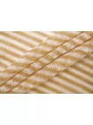 ОТРЕЗ 2 М Льняной трикотаж полоска Горчично-молочный CMF H46/5 W20 23032314-1 (24)