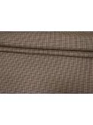 Поливискоза костюмная в гусиную лапку Коричнево-бежевая BNC H60/6 AA60 27082652