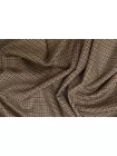 Поливискоза костюмная в гусиную лапку Коричнево-бежевая BNC H60/6 AA60 27082652