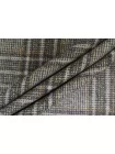 Фланель кашемировая костюмная LORO PIANA Серая в клетку BNC H11 FF60 27082661