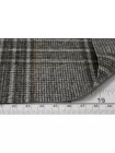 Фланель кашемировая костюмная LORO PIANA Серая в клетку BNC H11 FF60 27082661