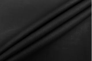 Хлопок с накатом костюмный Черный H24 MM70 30082603
