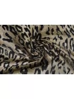 Жаккард костюмный DOLCE & GABBANA Леопард чёрно-золотистый H34/4 L10 30082605