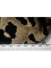 Жаккард костюмный DOLCE & GABBANA Леопард чёрно-золотистый H34/4 L10 30082605