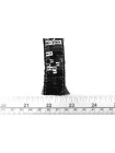 Тесьма декоративная с пайетками Чёрная 2 см KR-6E/2 7062664