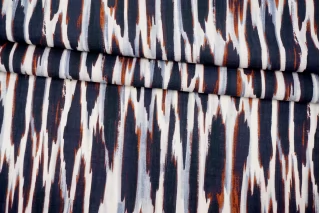 Хлопок со льном костюмно-плательный Абстракция FRM H16 A60 13022653